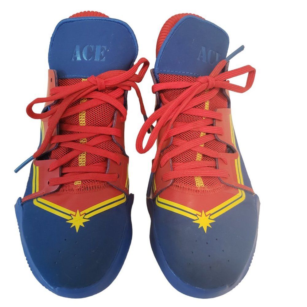 Adidas Ace Captain Marvel Pro Vision Avengers Basketball Sneakers Sz 5